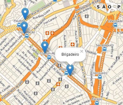 jQuery Map Multiple Markers